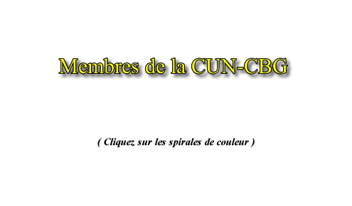 Cun Cbg Calendrier 2021 La CUN CBG   Composition CUN